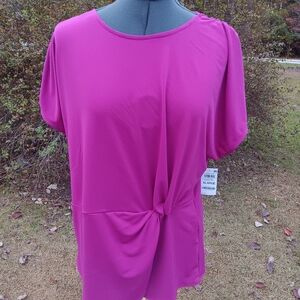 INC International Concept NWT stretchy blouse XL
